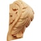 Ekena Millwork 4 1/2"W x 3 3/4"D x 7"H Extra Large Acanthus Leaf Block Corbel, Red Oak CORW05X04X07BARO - alternate 1